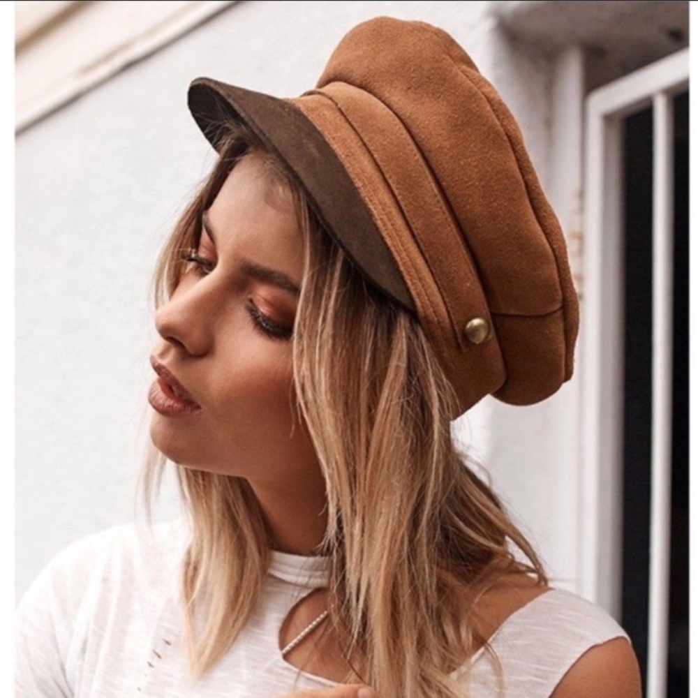 Lack Of Color Lola Brown Suede Two Toned Hat. NWT! Sz M (57cm) - Picture 4 of 12